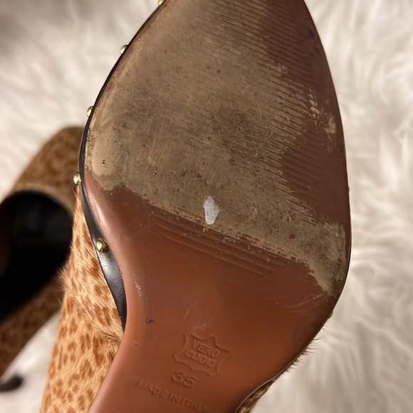 Gucci heels animal print / leopard print shoes Size 35 / US 5 - Picture 8 of 10